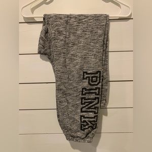 Victoria’s Secret sweats.